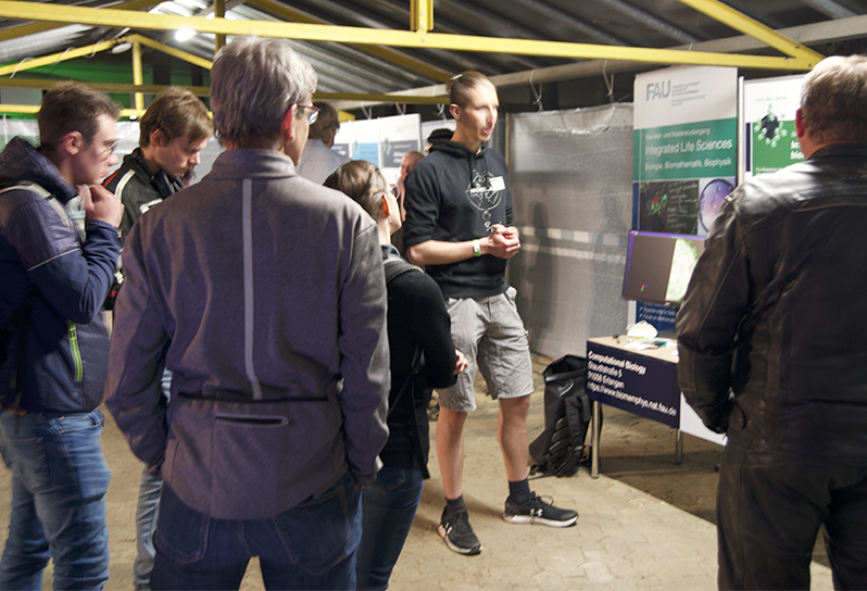 Info booth Live Sciences