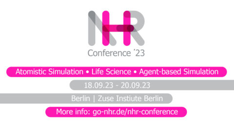 Towards entry "First NHR Conference in Berlin (September 18 – 19, 2023)"