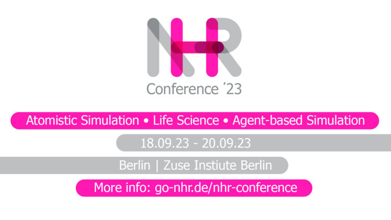 First NHR Conference in Berlin (September 18 – 19, 2023)