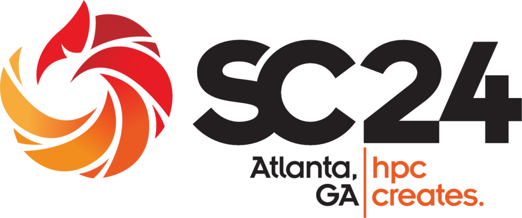 The SC24 Logo containing the text "SC24 Atlanta, GA, hpc creates".