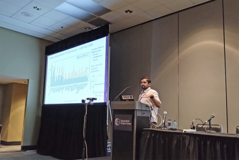 Christie Alappat speaking at the tutorial "Performance Engineering for Linear Solvers."