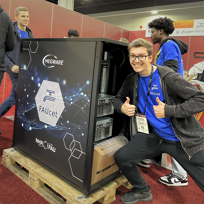 The FAUcet student team is getting ready for the SC24 cluster competition.