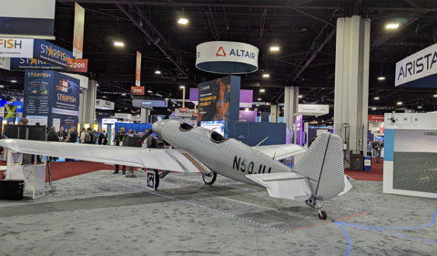 HLRS Stuttgart had an actual vintage plane on the SC24 show floor.