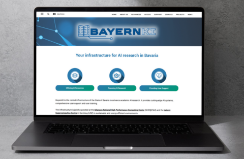 Homepage of BayernKI