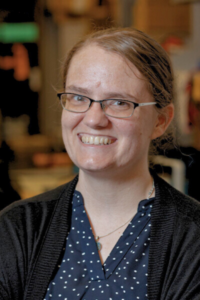 A portrait picture of researcher Catherine Schuhmann. 