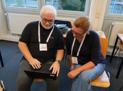 NHR colleagues attending the PR meetup at the conference, Image: J. Carl (NHR@FAU)