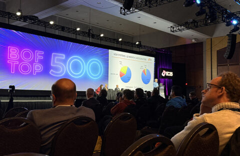 The new Top500 list was published at SC25 (Image: M. Panzlaff)