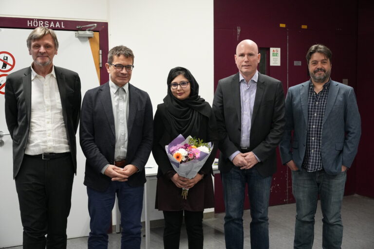 Our best wishes, Dr. Afzal, on getting your PhD!