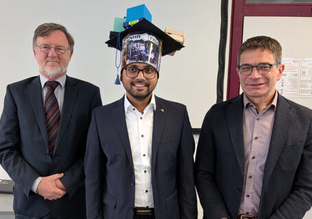 Towards entry "We congratulate Dr. Christie Alappat on his doctorate"