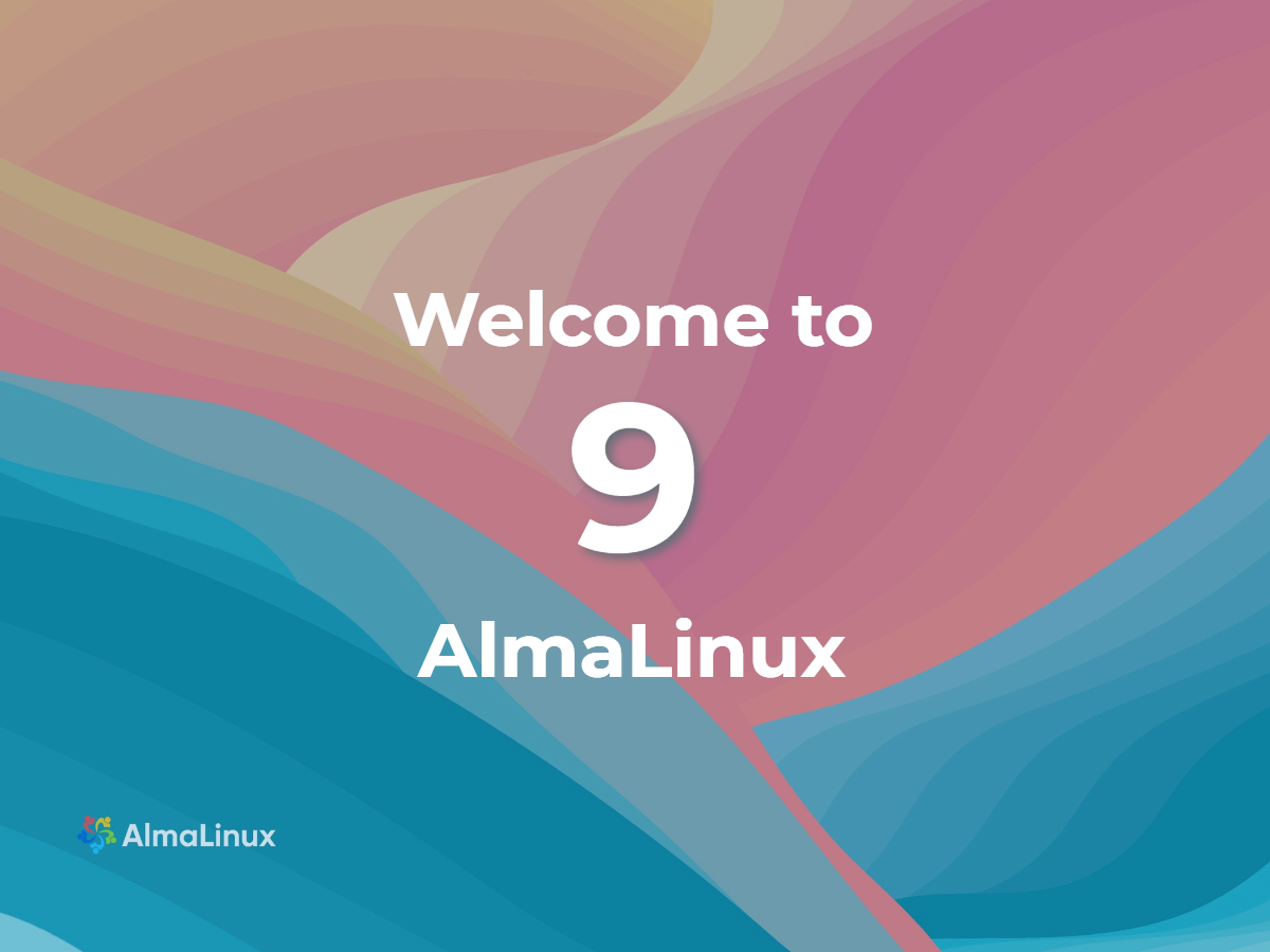 The official release graphic for AlmaLinux 9